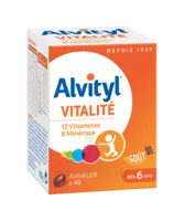 Alvityl Vitalité à Avaler Comprimés B/40 à Savenay