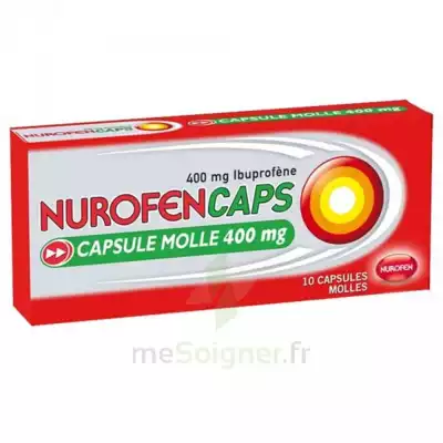 Nurofencaps 400 Mg Caps Molle Plq/10 à Savenay