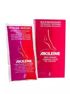 Akileine Soins Rouges Sels De Bain DÉlassant 2sach/150g à Savenay
