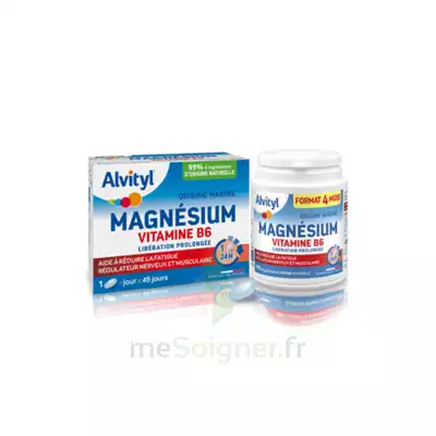 Alvityl Magnésium Vitamine B6 Libération Prolongée Comprimés Lp B/45 à Savenay