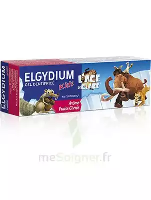 Elgydium Age De Glace Pâte Dentifrice Fraise Givrée Kids 2/6ans 50ml à Savenay